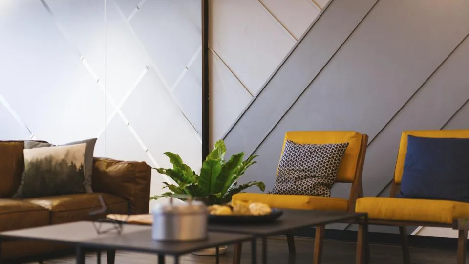 Editorial lifestyle photograph for making a rental living room feel settled.
