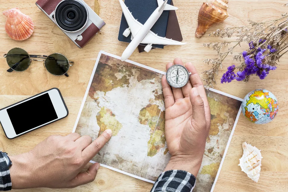 Editorial lifestyle photograph for travel accessories worth the space.